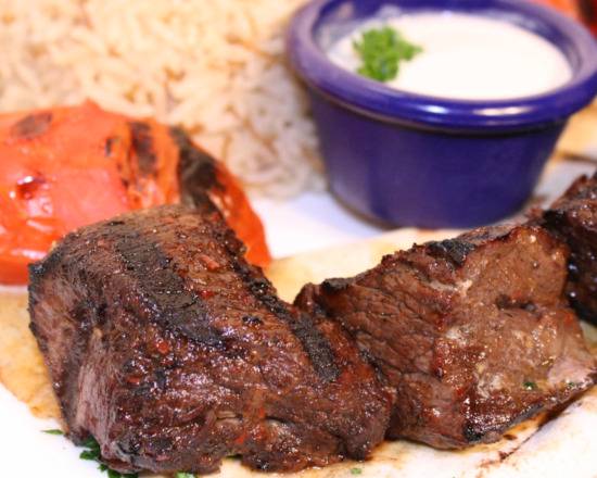  Beef Kabob Entree 